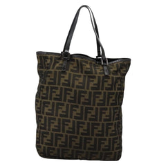 Fendi Open Shopping Tote Zucca Canvas