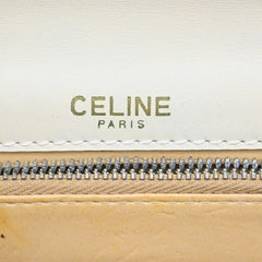 Celine Vintage Triomphe Flap Bag Leather
