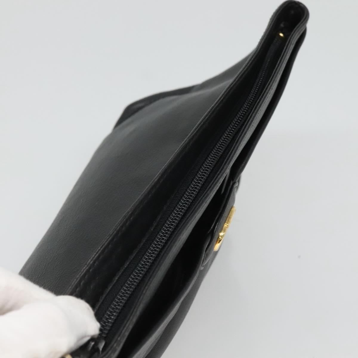 Christian Dior CD Zip Pouch Leather