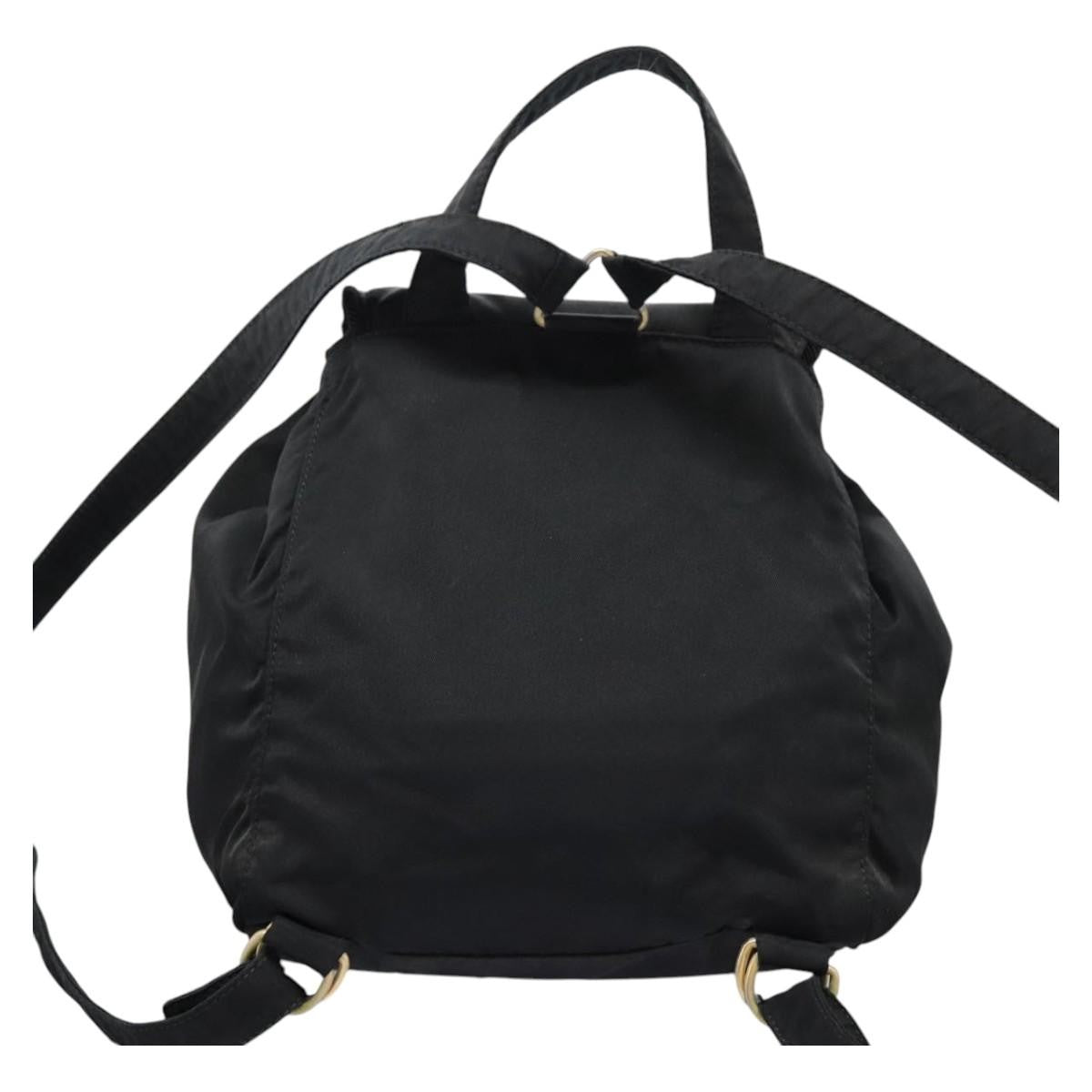 Prada Flap Drawstring Backpack Tessuto