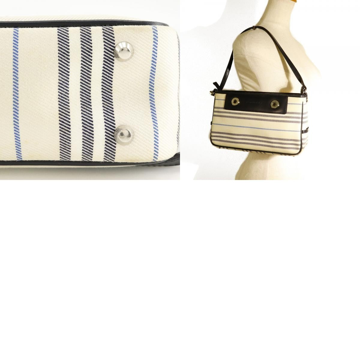 Burberry Vintage Shoulder Bag Canvas