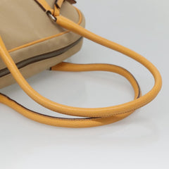 Prada Bauletto Bag Canvas with Leather