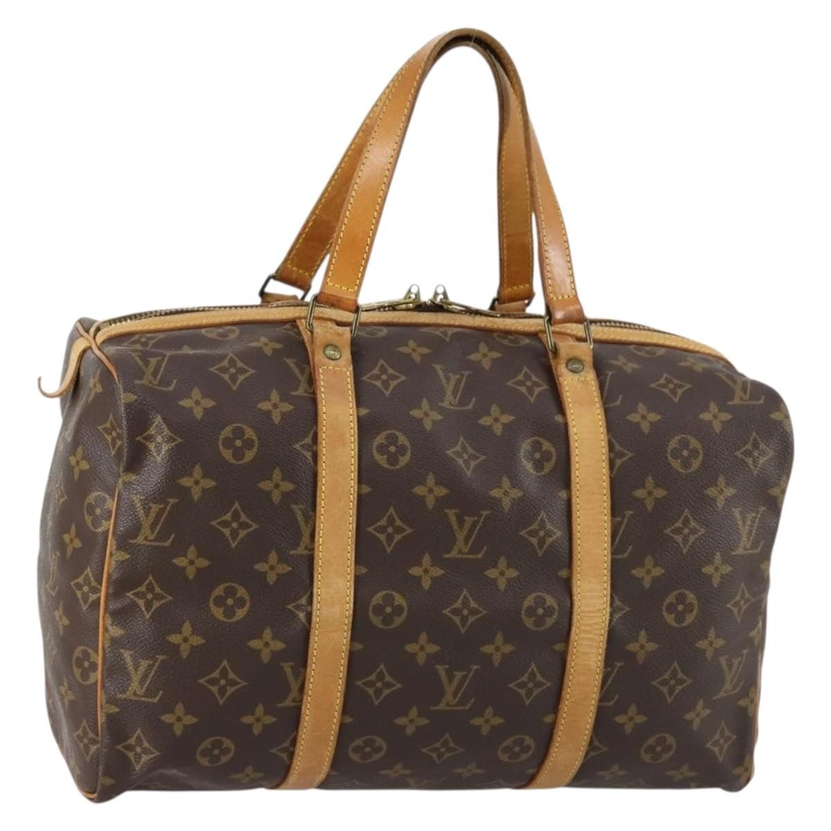 Louis Vuitton Sac Souple Handbag Monogram Canvas