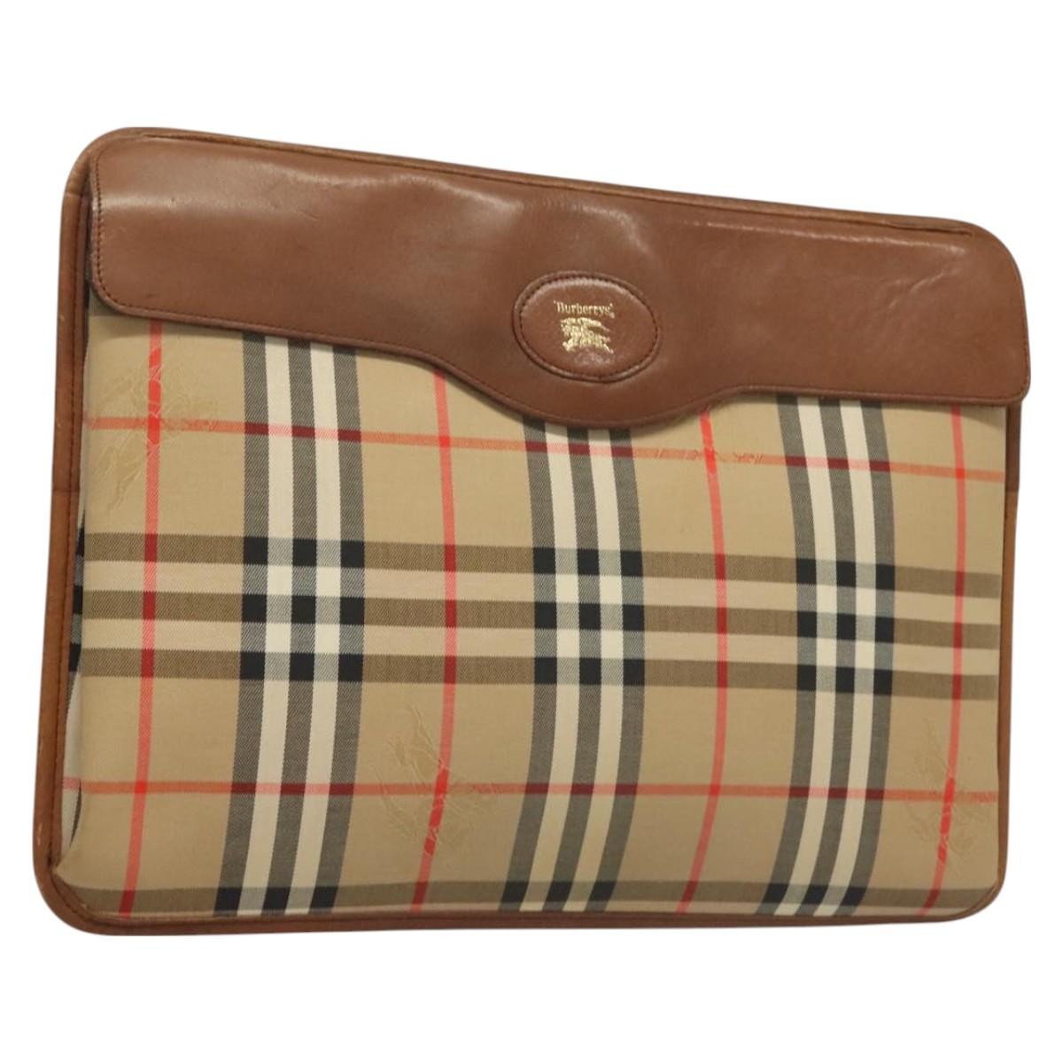Burberry Nova check Pochette Canvas