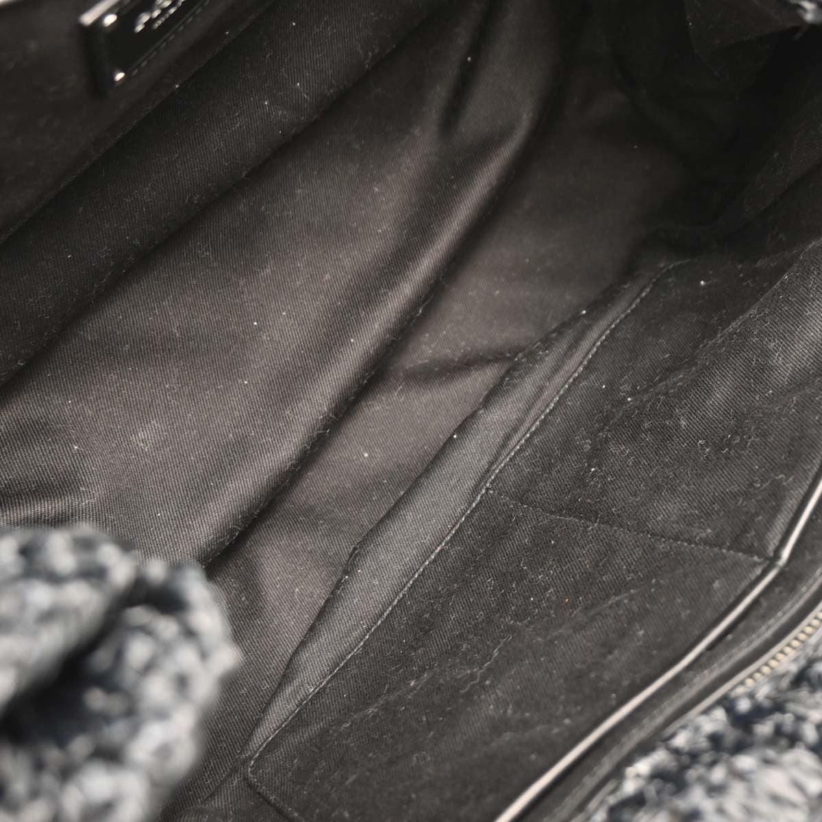 Prada Canapa Convertible Tote Raffia Crochet