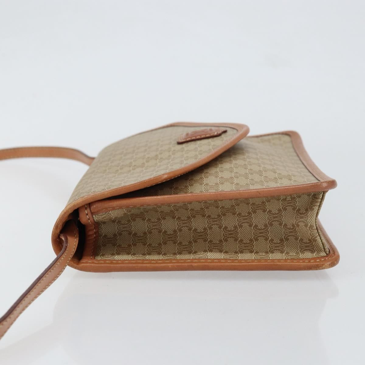 Celine Vintage Macadam Shoulder Bag Canvas