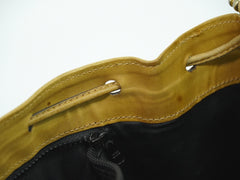 Celine Triomphe Drawstring Bucket Bag Leather