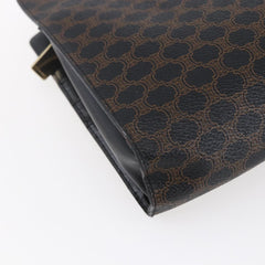 Celine Vintage Macadam Shoulder Bag Canvas