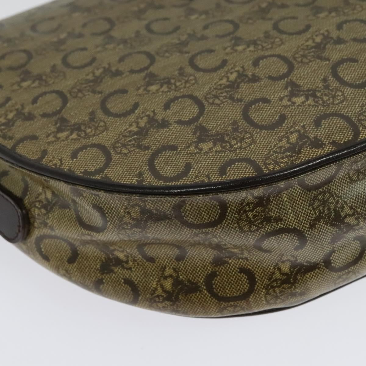 Celine C Sulky Shoulder bag Canvas and Leather