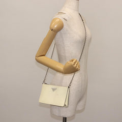 Prada Chain Crossbody Bag Vernice Saffiano Leather