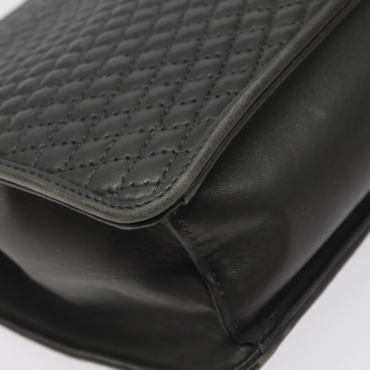 Bally Vintage Handbag Quilted Leather