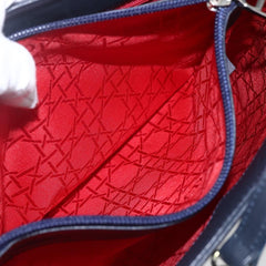 Christian Dior Vintage CD Handbag Leather