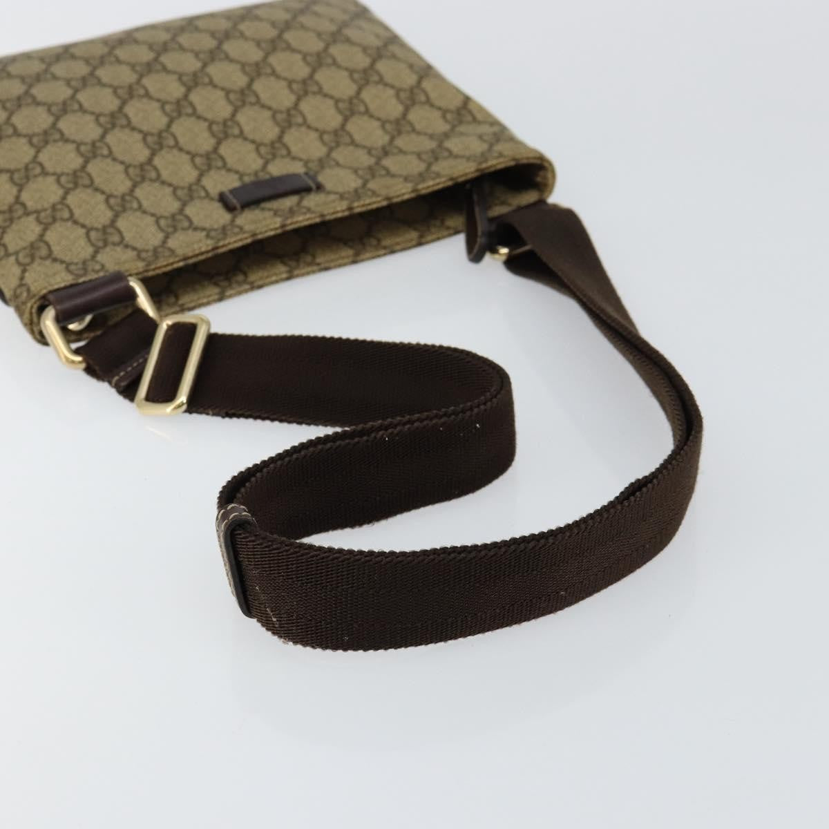 Gucci Flat Messenger Bag GG Canvas