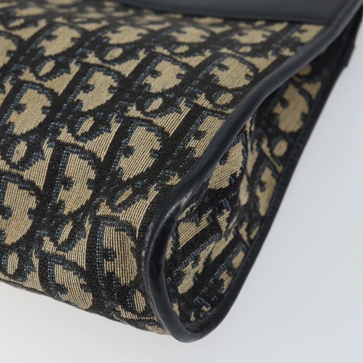 Christian Dior Vintage Trotter Shoulder Bag Canvas