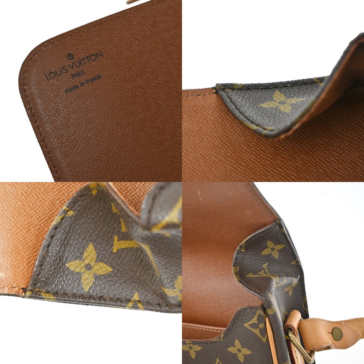 Louis Vuitton Cartouchiere Handbag Monogram Canvas