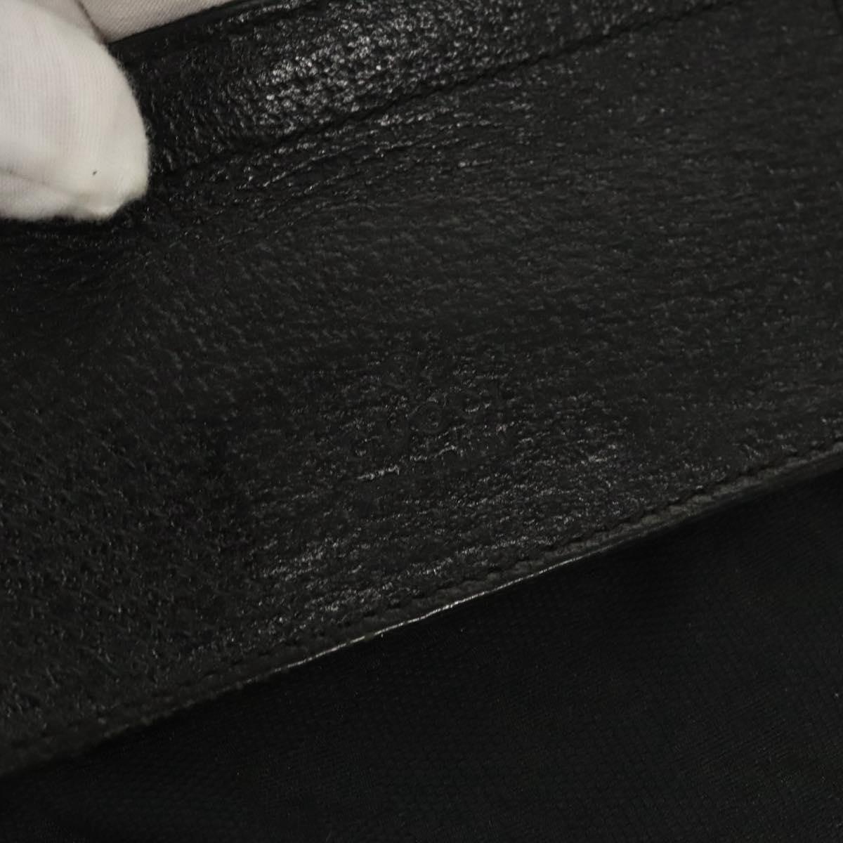 Gucci Vintage Double Belt Bag GG Canvas with Leather