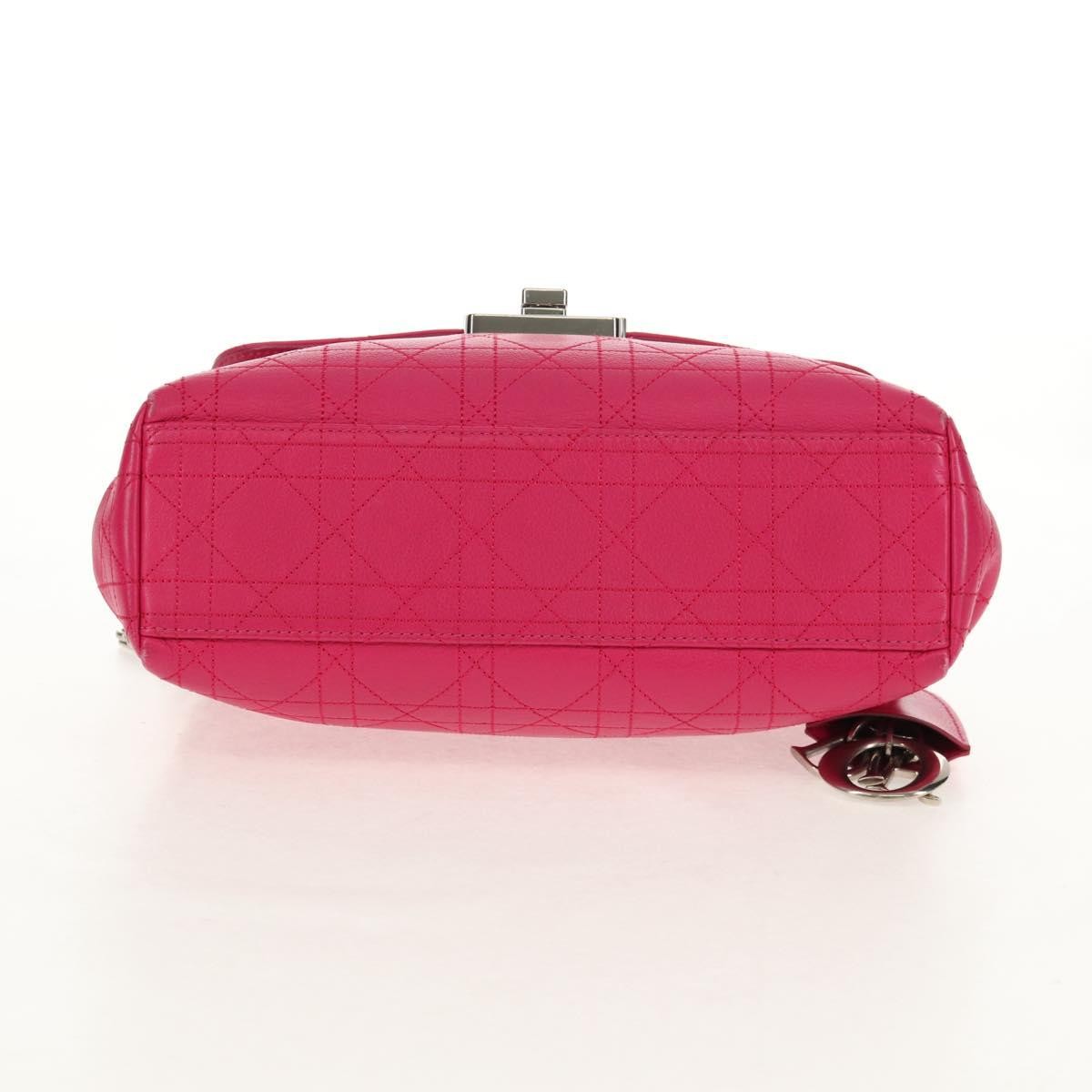 Christian Dior Long Chain Miss Dior Bag Cannage Quilt Lambskin