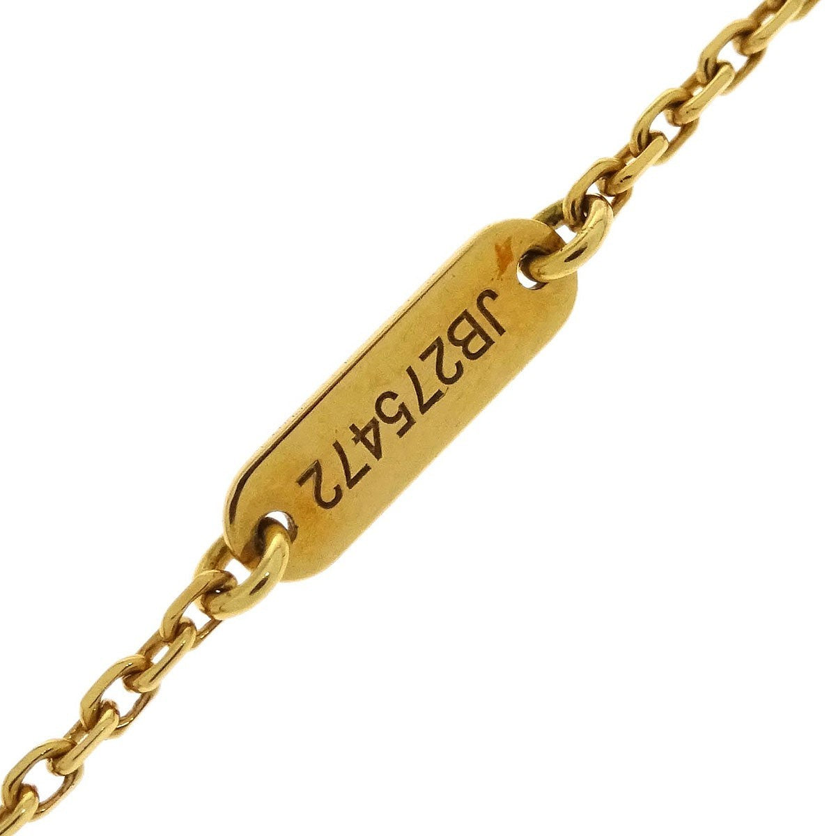 Van Cleef & Arpels Vintage Alhambra Pendant Necklace 18K Yellow Gold and Onyx