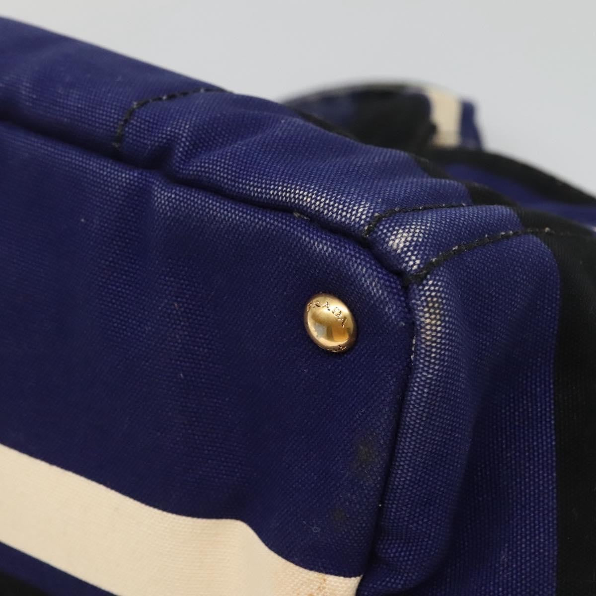 Prada Canapa Open Tote Canvas