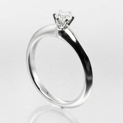 Tiffany & Co. Tiffany Setting Solitaire Ring Platinum with RBC Diamond I/VS1