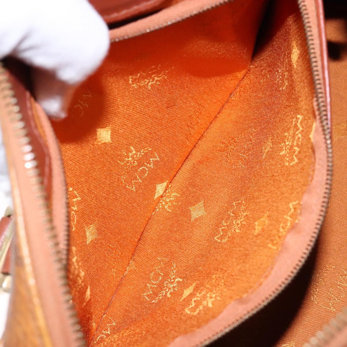 MCM Visetos logogramme Handbag Canvas and Leather