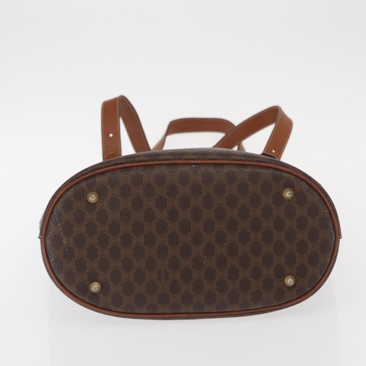 Celine Vintage Macadam Tote bag Canvas and Leather