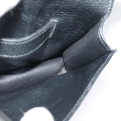 Hermes Pochette Green Waist Bag Leather