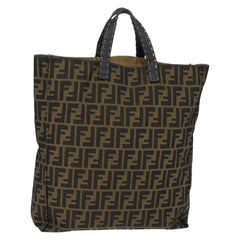 Fendi Open Shopping Tote Zucca Canvas