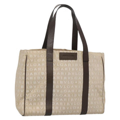 Bvlgari B.Zero1 Logomania Bag Canvas with Leather