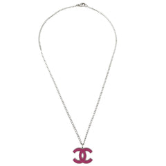 Chanel CC Pendant Necklace Metal