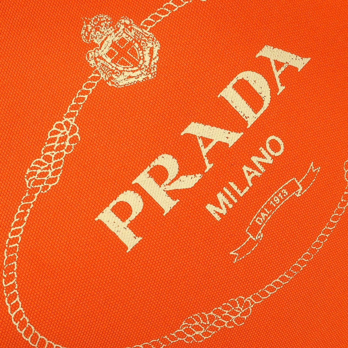 Prada Canapa Convertible Shopping Tote Canvas