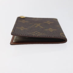 Louis Vuitton Porte Cartes Pression Card Case Monogram Canvas