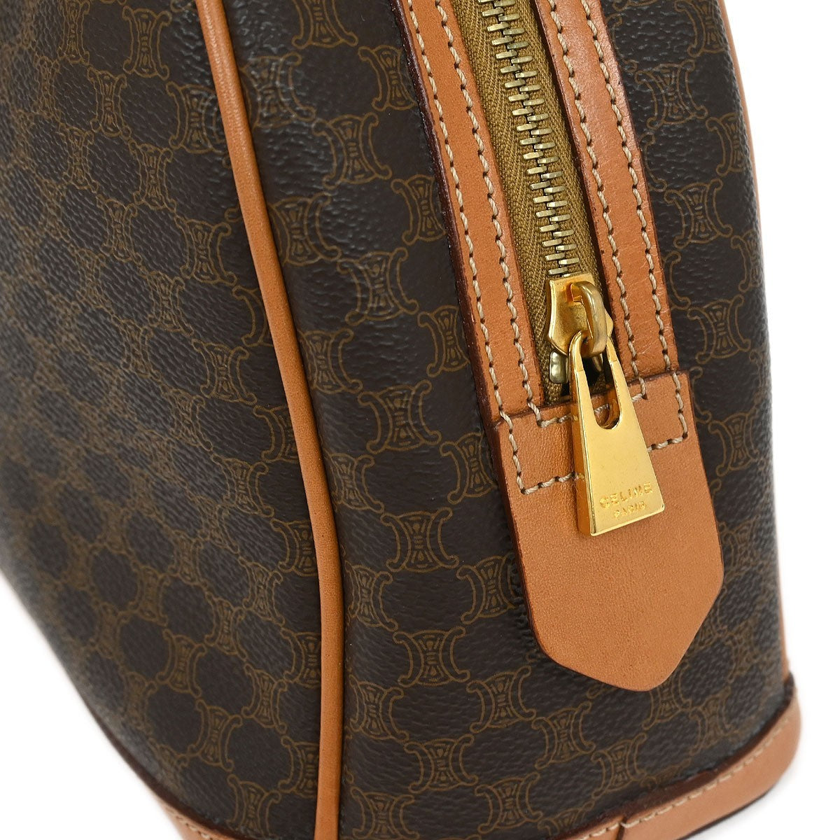 Celine C Macadam Handbag Canvas