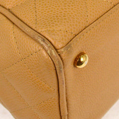 Chanel Timeless CC Bowler Bag Quilted Caviar