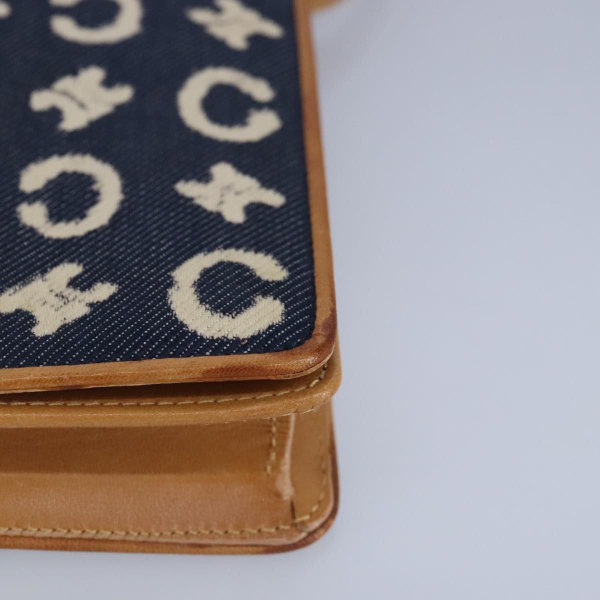 Celine Vintage Macadam Shoulder Bag C Macadam canvas