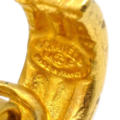 Chanel Vintage CC Earrings Metal