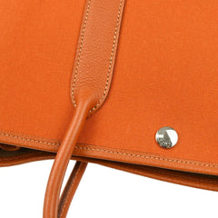 Hermes Garden Party Tote Toile and Leather