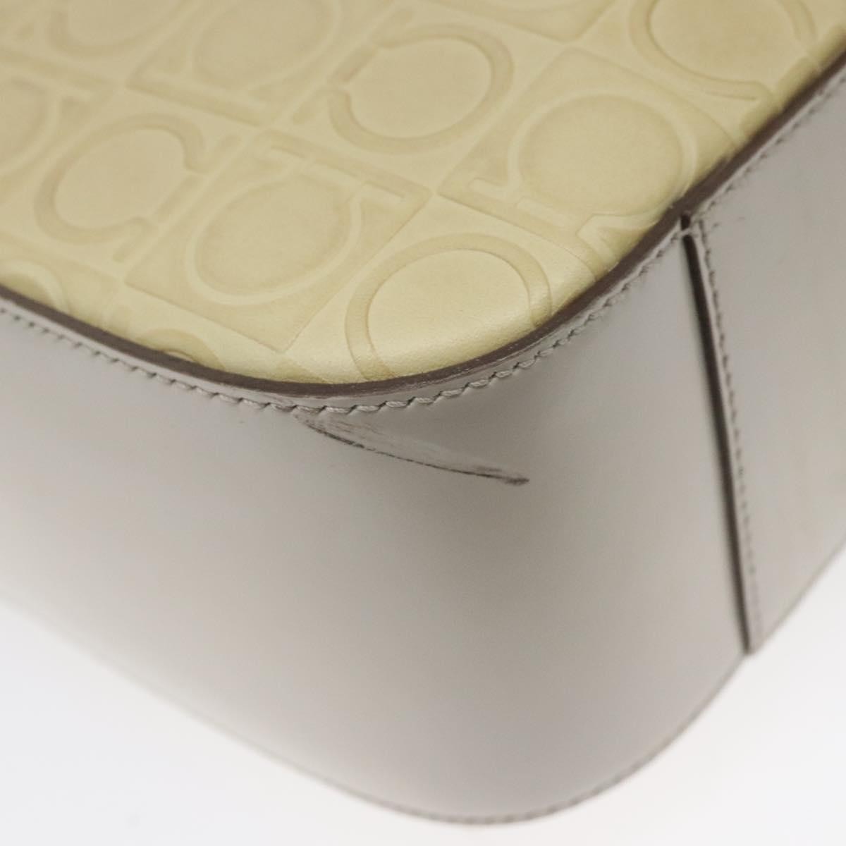 Salvatore Ferragamo Gancini Shoulder Bag Leather