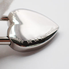 Hermes Annee De La Fantaisie Heart Cadena Lock Charm Metal