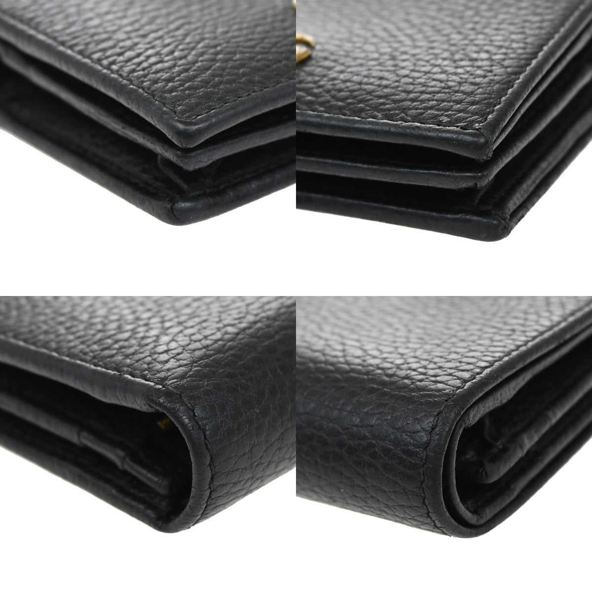 Gucci GG Marmont Flap Card Case Leather