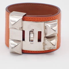 Hermes Collier de Chien Bracelet Leather