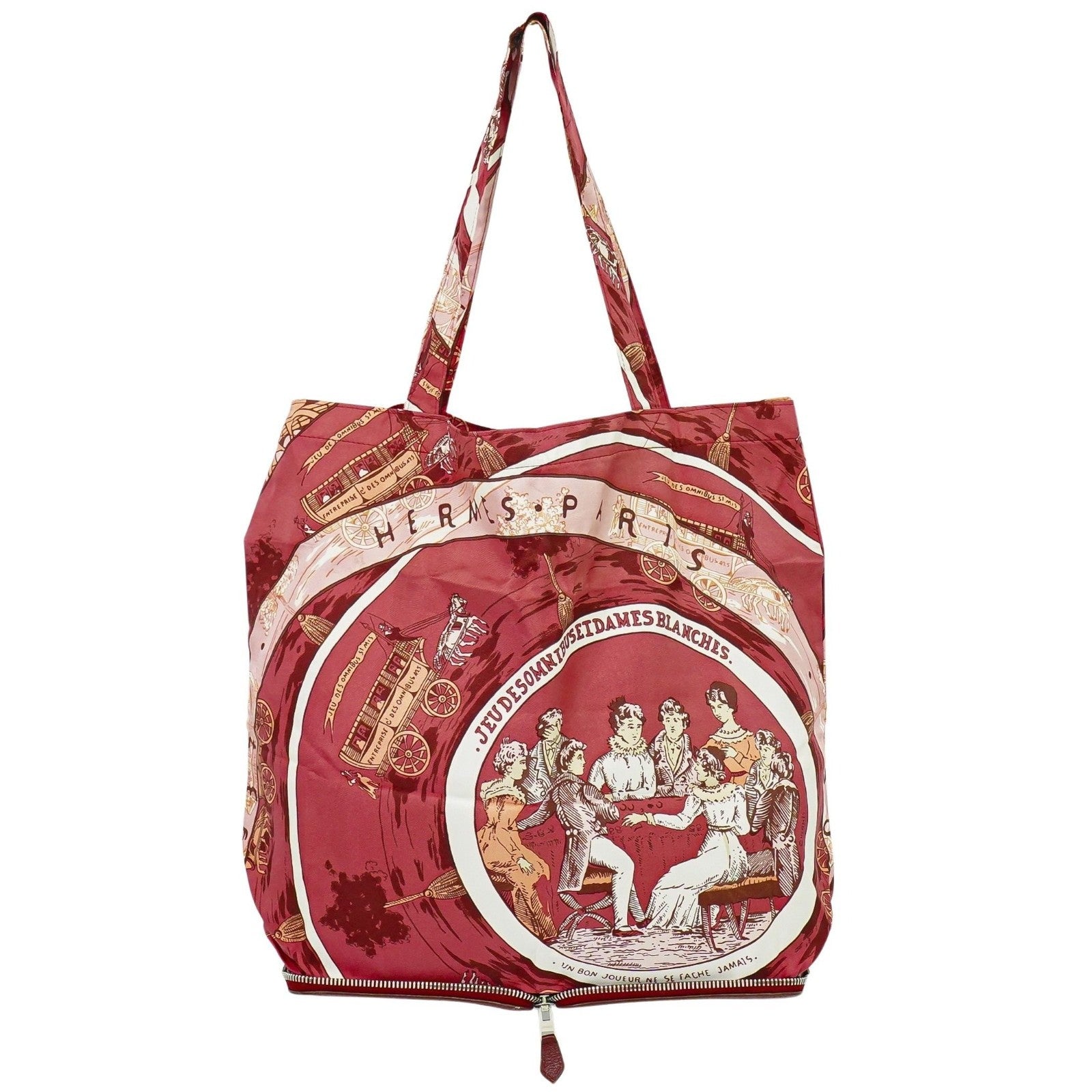 Hermes Silky Pop Tote Printed Silk