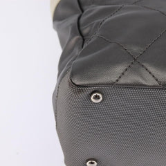 Chanel Biarritz Tote Quilted Coated Canvas