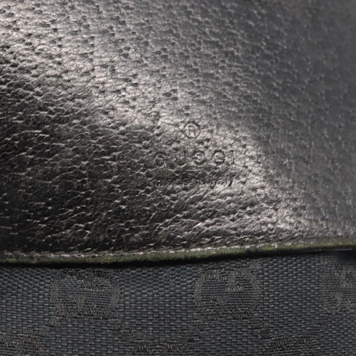 Gucci Vintage Double Belt Bag GG Canvas with Leather