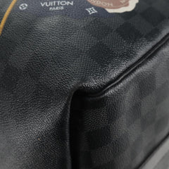 Louis Vuitton Keepall Bandouliere Bag Limited Edition Damier Graphite LV League