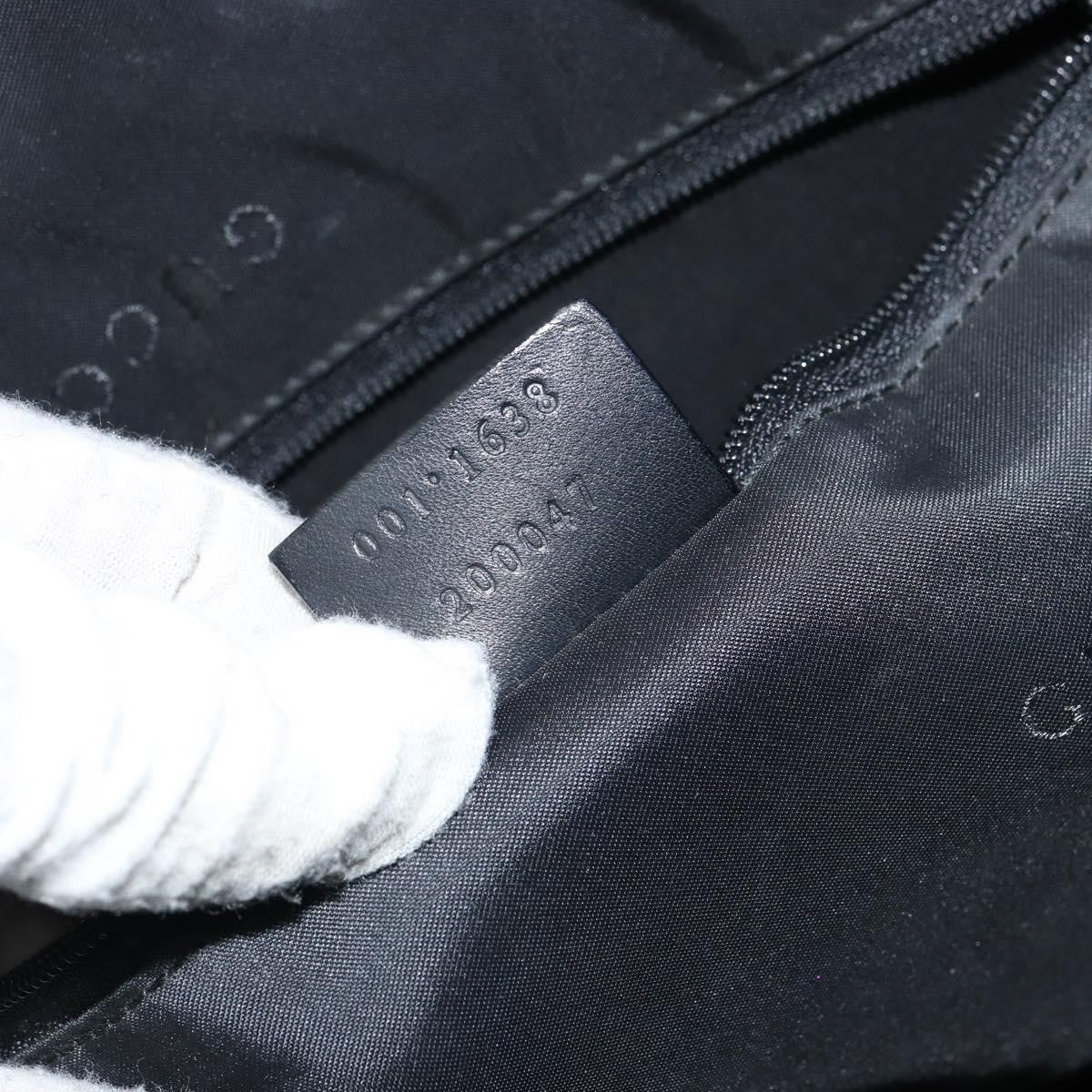 Gucci Vintage Bamboo Handle Open Hobo Leather