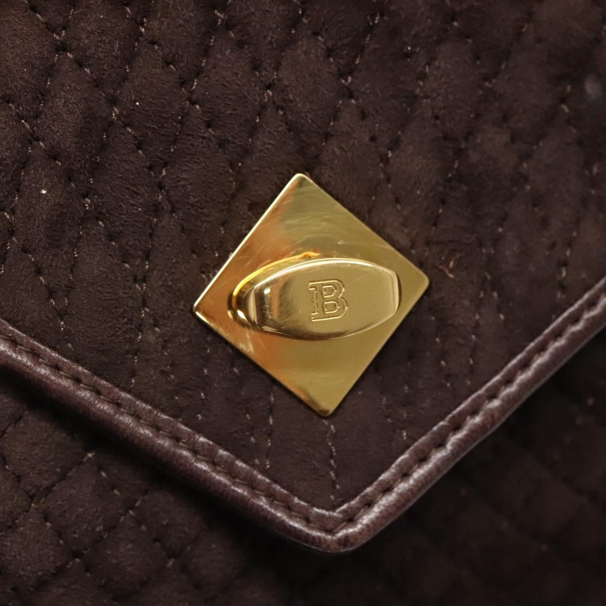 Bally Vintage Handbag Quilted suede