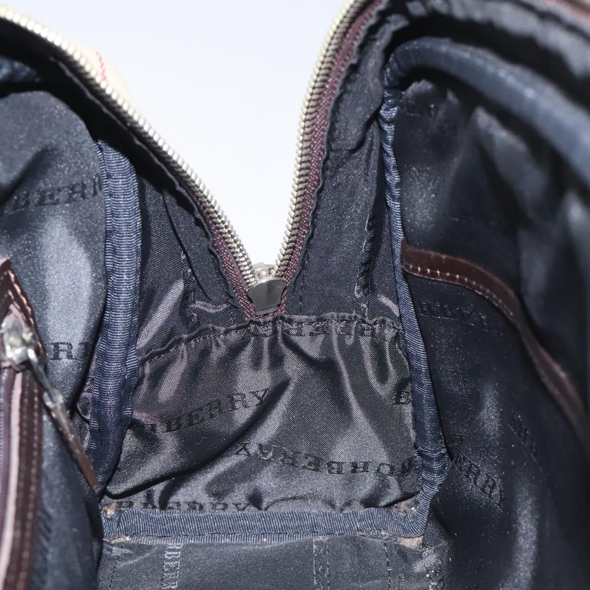 Burberry Nova Check Bowling Bag Canvas