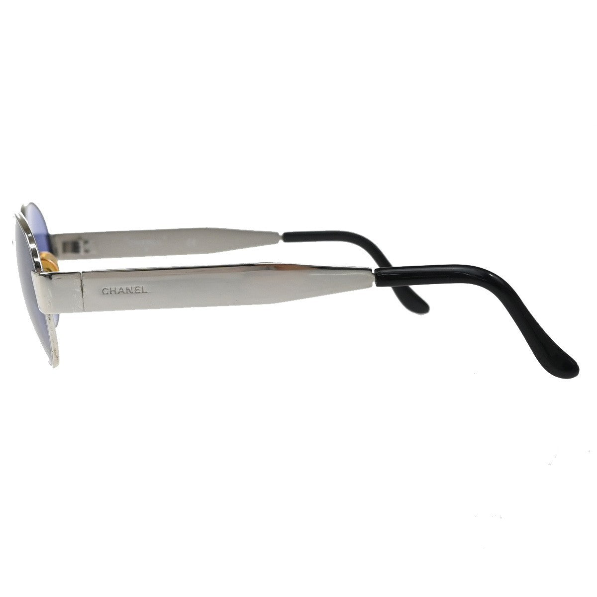 Chanel Logo CC Sunglasses Metal