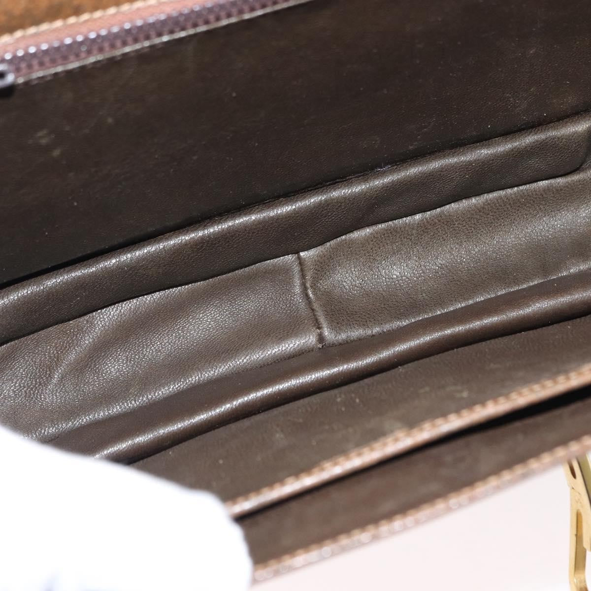 Gucci Vintage Flap Shoulder Bag Leather